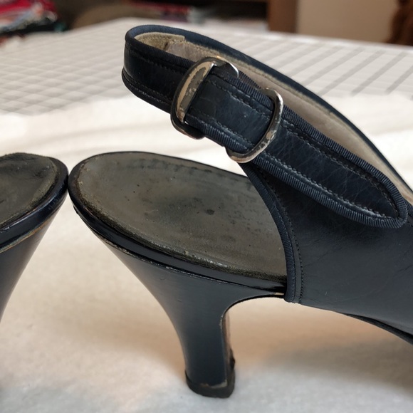 Antique/Vintage Peep Toe heels - Picture 6 of 16